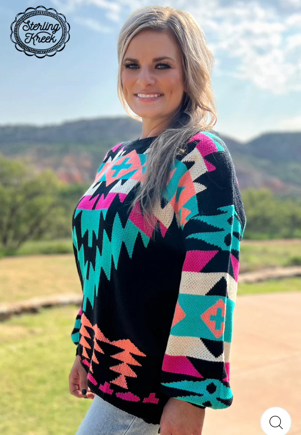 Western Lights Knit Sweater