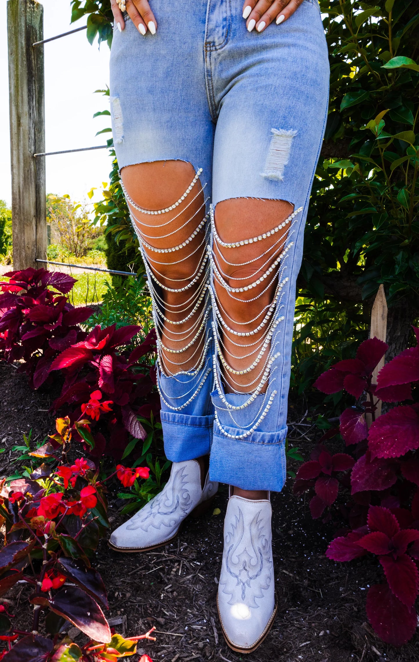Dream Bling Ripped Jeans