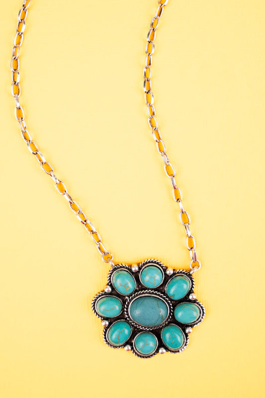 Turquoise Hexley Heights Necklace