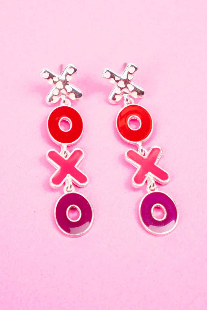 Send Your Love Earrings XOXO