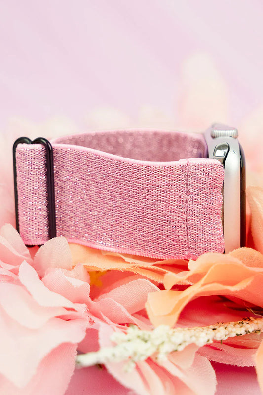 Pink Sparkly Watch Band